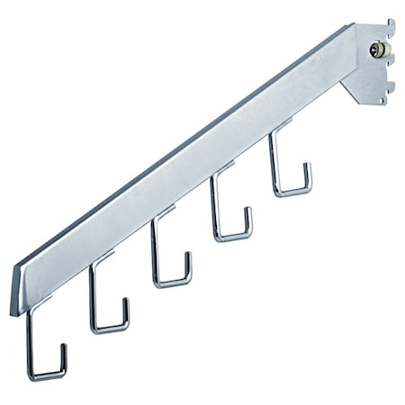 Amko 5-Hook Waterfall For 0.5 In. Slot On 1 In. Center RDW/5H-CH